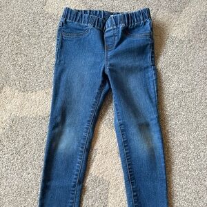 Blue Denim Jean Legging